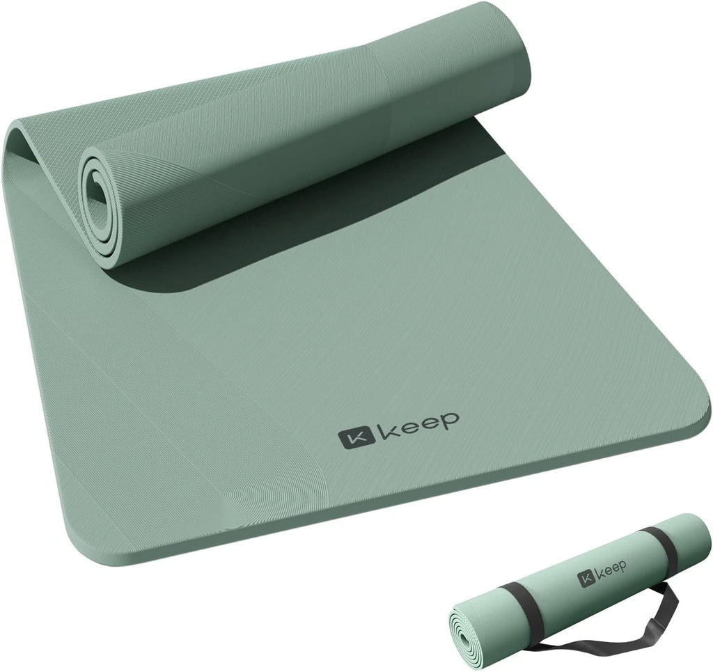 Yoga Mat - Premium 7Mm Thick Exercise Mat, Anti-Tear 32'' Extra Wide Fitness Mat