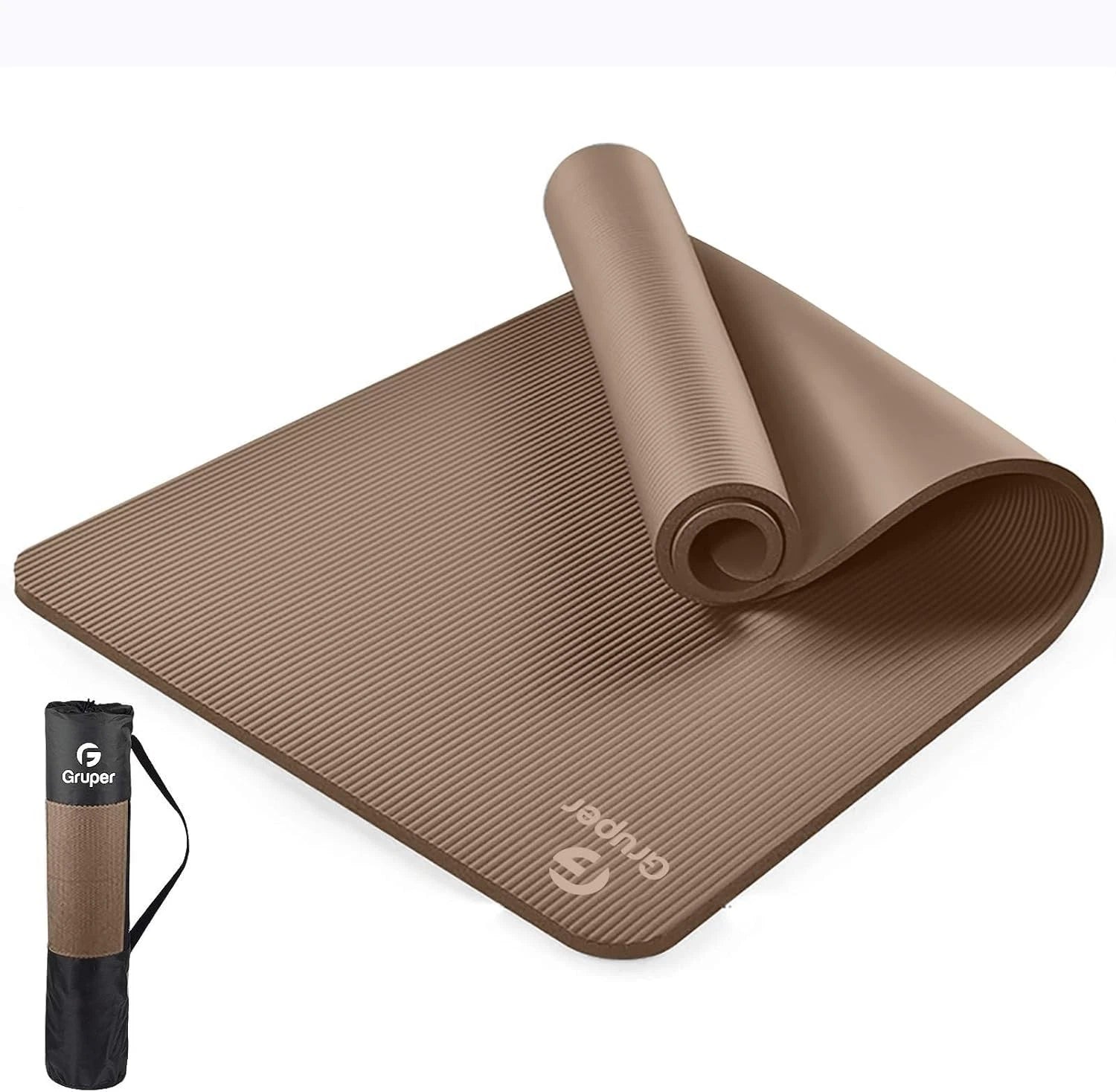 Thick Yoga Mat Non Slip, Large Size 72" L x 32" W x 0.6" TH, Premium Exercise